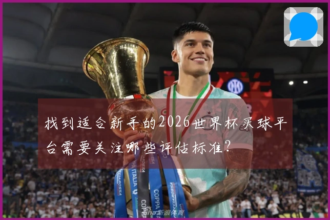 找到适合新手的2026世界杯买球平台需要关注哪些评估标准？